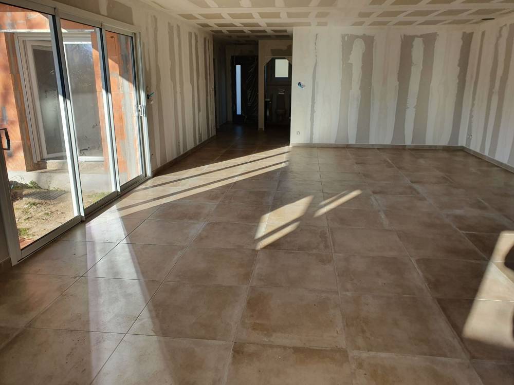 Pose de carrelage, faïence